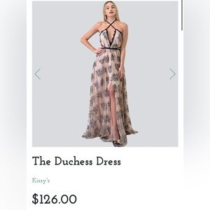 Minuet Petite Black and Cream Maxi Dress